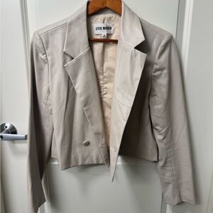Steve Madden Women's Light Tan Blazer